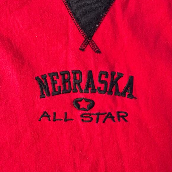 Vtg 1990s Red Oak Sportswear Nebraska Cornhuskers Infant One Piece 0-3M - Picture 2 of 8